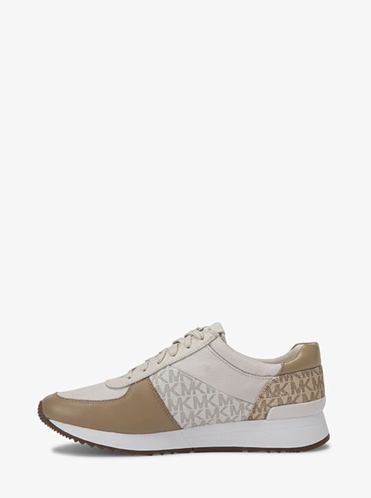Allie Signature Logo Trainers michael kors allie signature logo trainers