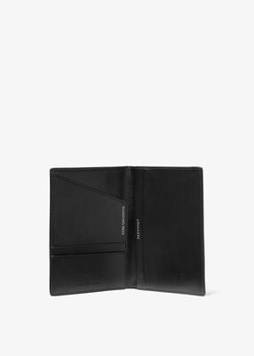 michael kors logo passport wallet