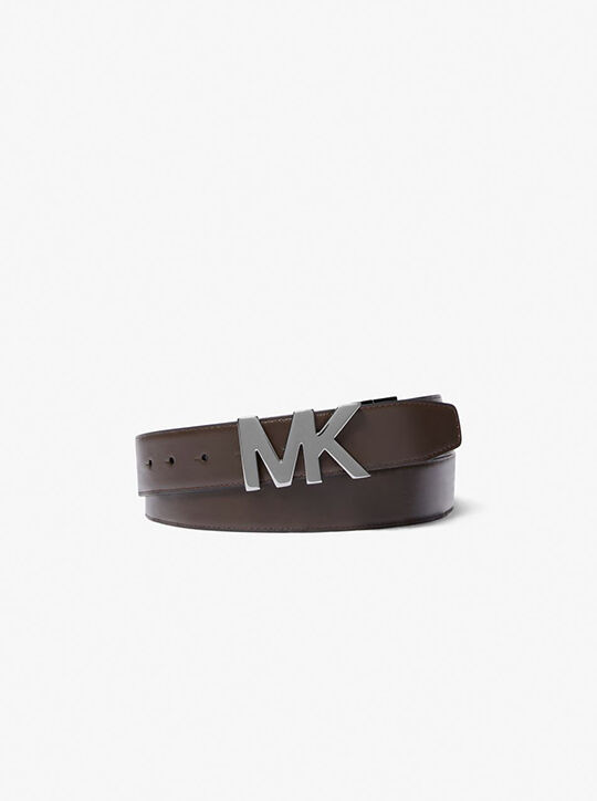 Reversible Leather and Signature Logo Belt michael kors reversible leather and signature logo belt