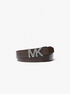 Reversible Leather and Signature Logo Belt michael kors reversible leather and signature logo belt