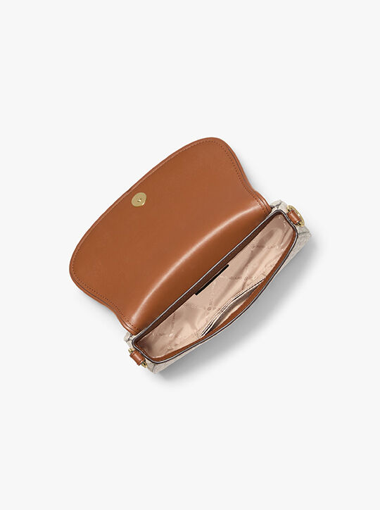 michael kors mila small signature logo crossbody bag