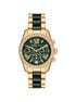 Lexington Pavé Gold-Tone and Ceramic Watch michael kors lexington pav gold tone and ceramic watch
