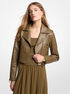 michael kors crinkled moto jacket