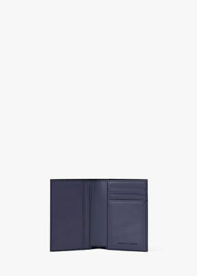 michael kors حافظة بطاقات هدسون فوليو بشعار الماركة