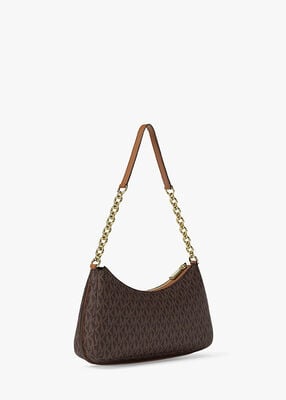 michael kors nolita medium signature logo chain pochette