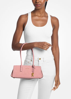 michael kors laila small suede shoulder bag