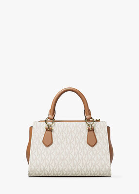 michael kors marilyn small signature logo messenger bag