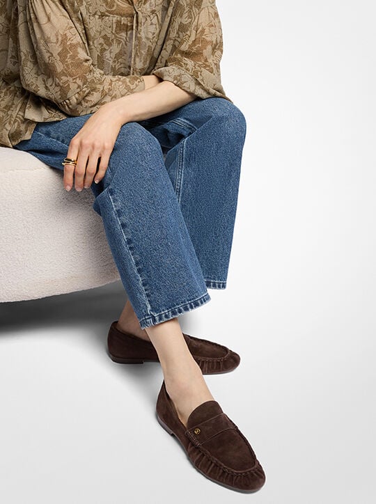 Jennings Suede Loafer michael kors jennings suede loafer