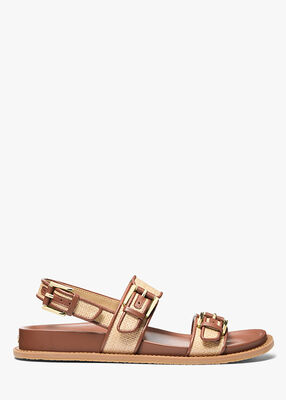 michael kors nia woven  sandal