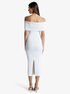 michael kors stretch knit over the shoulder dress