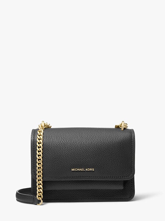 حقيبة كتف كلير صغيرة من الجلد المحبب قابلة للتحويل michael kors حقيبة كتف كلير صغيرة من الجلد المحبب قابلة للتحويل