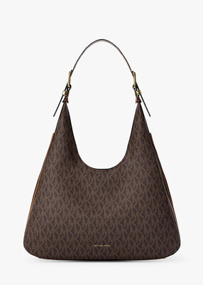 michael kors حقيبة كتف نوليتا كبيرة بشعار الماركة