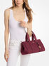 michael kors romee small pebbled leather satchel