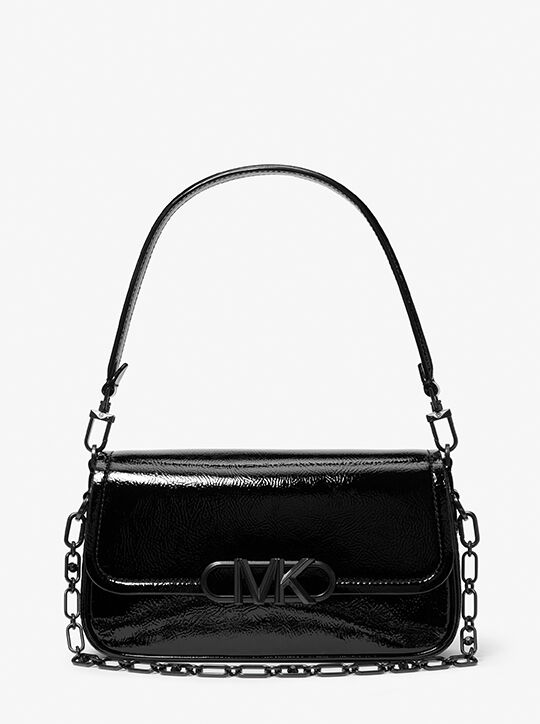 michael kors حقيبة كتف باركر جلد لامع