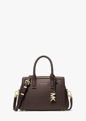 Laila Small Pebbled Leather Satchel michael kors laila small pebbled leather satchel