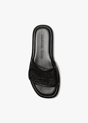 michael kors suki embellished slide sandal