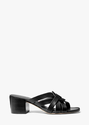 michael kors erika leather sandal