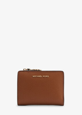 michael kors empire medium pebbled leather wallet