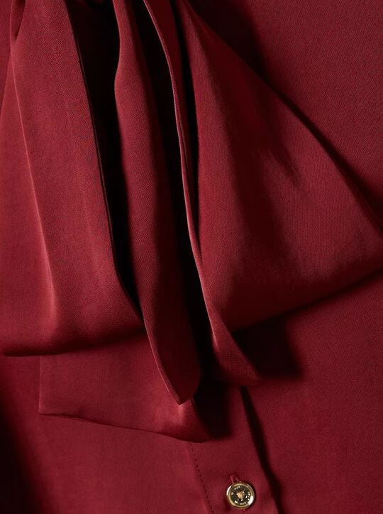 Satin Bow Blouse michael kors satin bow blouse
