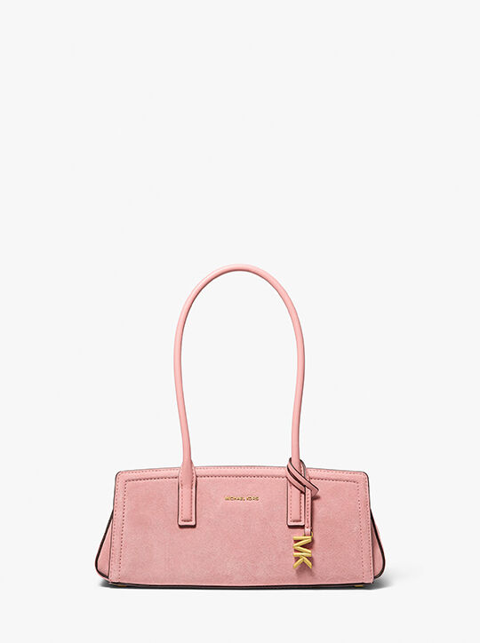 michael kors laila small suede shoulder bag