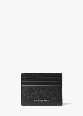 Cooper Pebbled Leather Tall Card Case