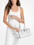 Hamilton Moderne Small Woven Leather Satchel michael kors hamilton moderne small woven leather satchel