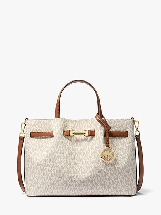Carson Medium Signature Logo Satchel michael kors carson medium signature logo satchel