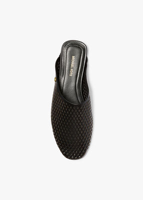 michael kors cady perforated leather mule