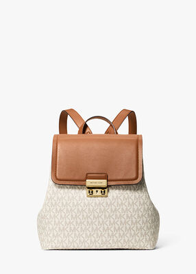 michael kors حقيبة ظهر تريبيكا صغيرة بشعار الماركة