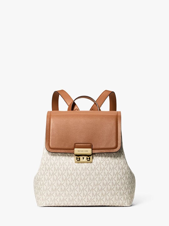 Tribeca Small Signature Logo Backpack michael kors tribeca small signature logo backpack