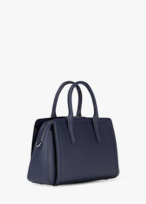 michael kors حقيبة ليلى الجلدية متوسطة الحجم