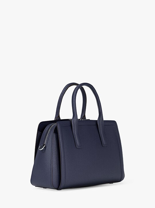 michael kors حقيبة ليلى الجلدية متوسطة الحجم