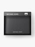 michael kors محفظة هدسون الجلدية الرفيعة ذات الطيات المحببة