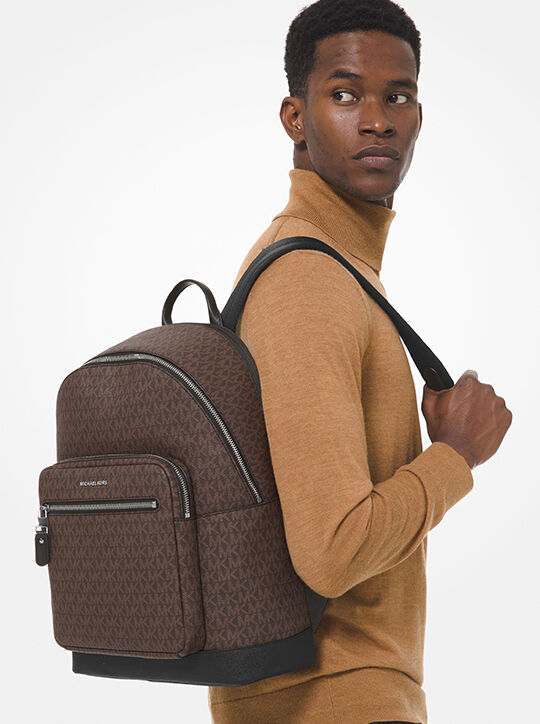 Hudson Logo Backpack michael kors hudson logo backpack