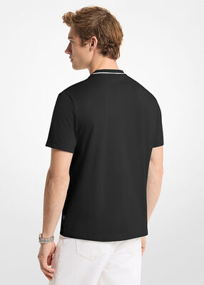 michael kors تيشيرت قطني مزين بشعارالماركة