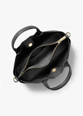 michael kors carson medium pebbled leather satchel