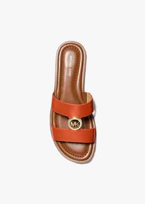 michael kors erin leather sandal