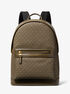 michael kors jet set signature logo backpack