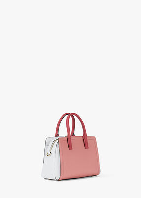 michael kors laila extra small color block leather crossbody bag