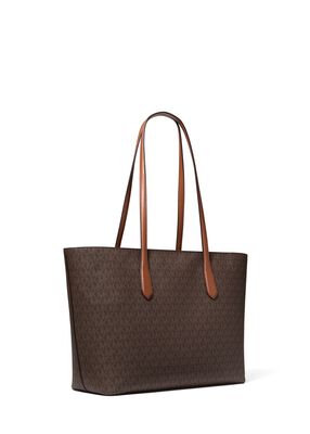 michael kors arden large signature logo tote bag