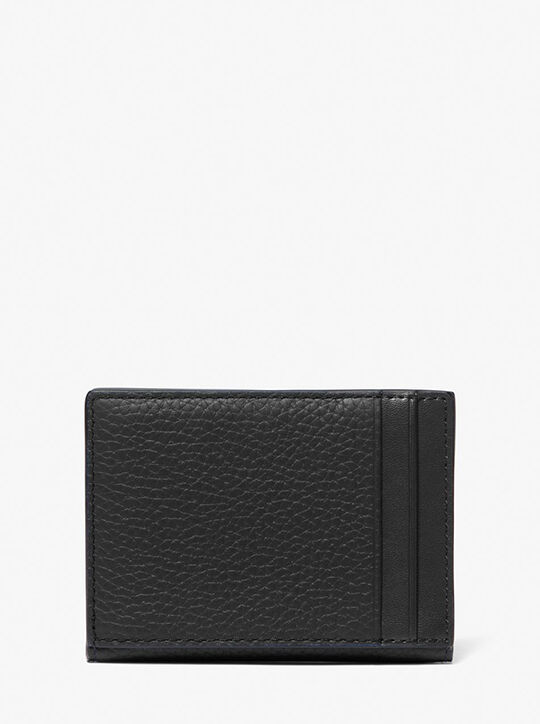 michael kors hudson pebbled leather bifold wallet