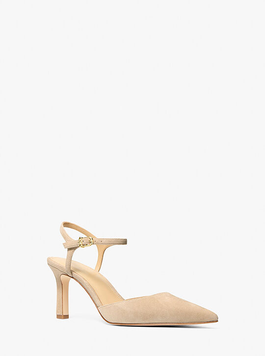 Amara Suede Slingback Pump michael kors amara suede slingback pump