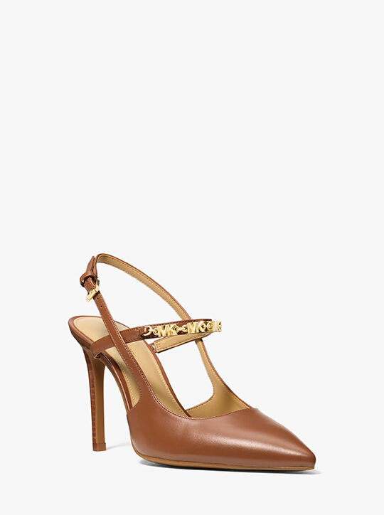 Dina Flex Leather Slingback Pump michael kors dina flex leather slingback pump