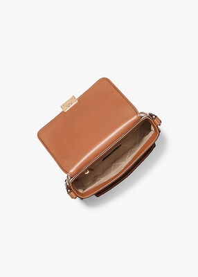 michael kors bradshaw medium signature logo messenger bag