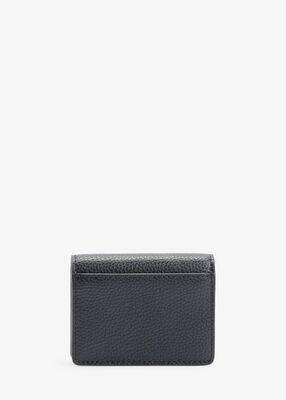 michael kors carson small pebbled leather wallet