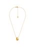 michael kors logo and cubic zirconia necklace