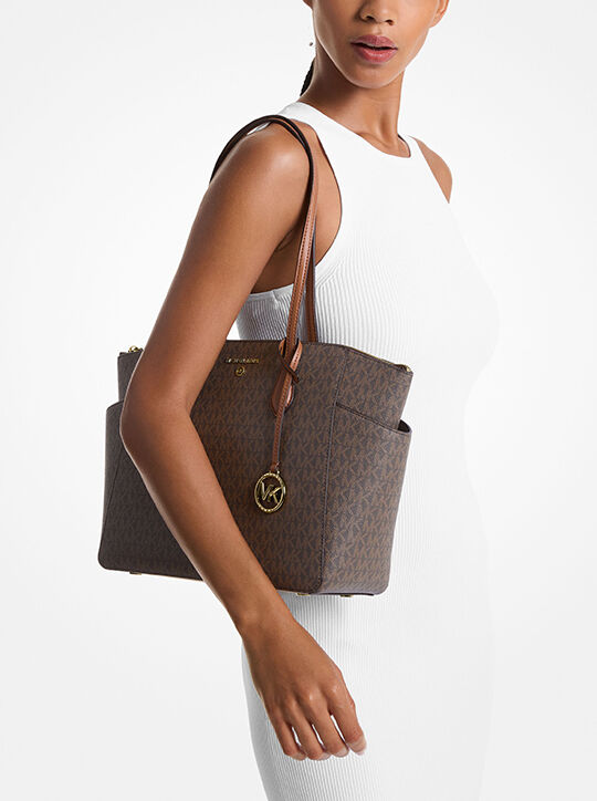 michael kors marilyn medium logo tote bag