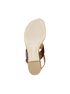michael kors hannah signature logo t strap sandal
