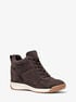 Nikko S2 Suede Wedge Trainer michael kors nikko s2 suede wedge trainer