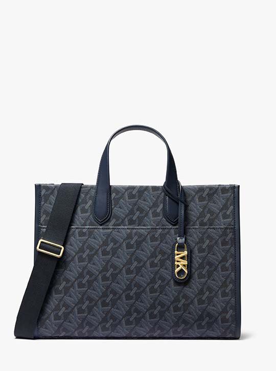Gigi Large Empire Signature Logo Tote Bag michael kors gigi large empire signature logo tote bag